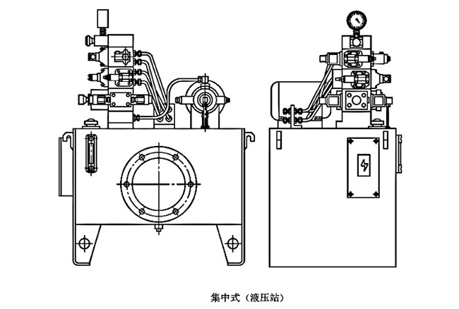 大兰液压系统布局