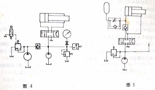 液压系统保压液压回路