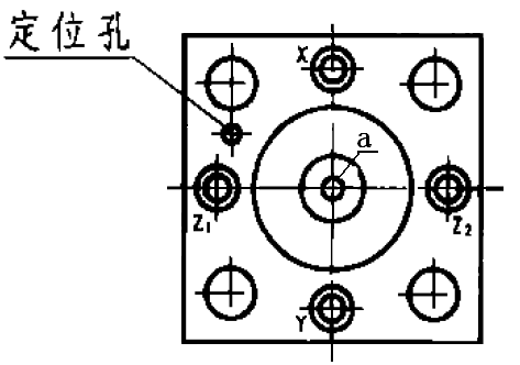 盖板控制油孔